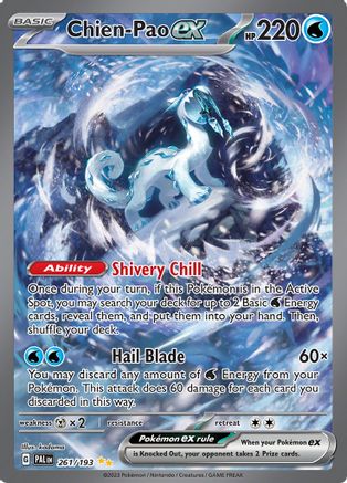 Chien-Pao ex - 261/193 261 - SV02 Paldea Evolved Holofoil