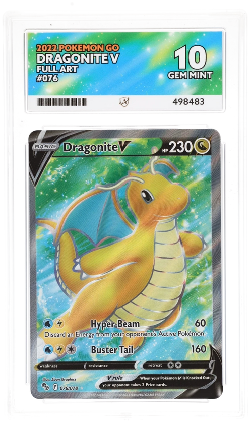 ACE 10 - Dragonite V - 076/078 - Pokemon GO - Pokemon