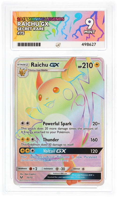 Raichu GX 75 - Ace 9 -Shining Legends