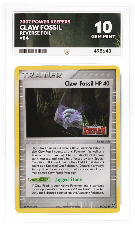 Claw Fossil Reverse Foil 84/108 - Ace 10 - 2007 Power Keepers