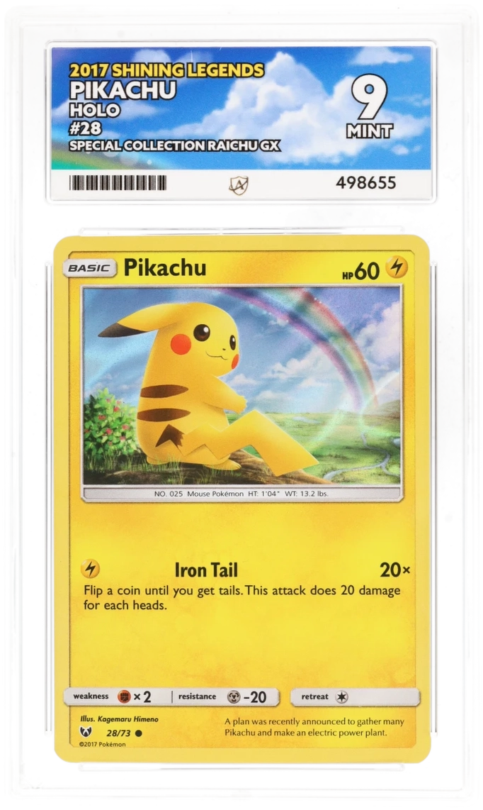 Pikachu Holo 28/73 - Ace 9 - Shining Legends