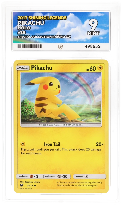 Pikachu Holo 28/73 - Ace 9 - Shining Legends