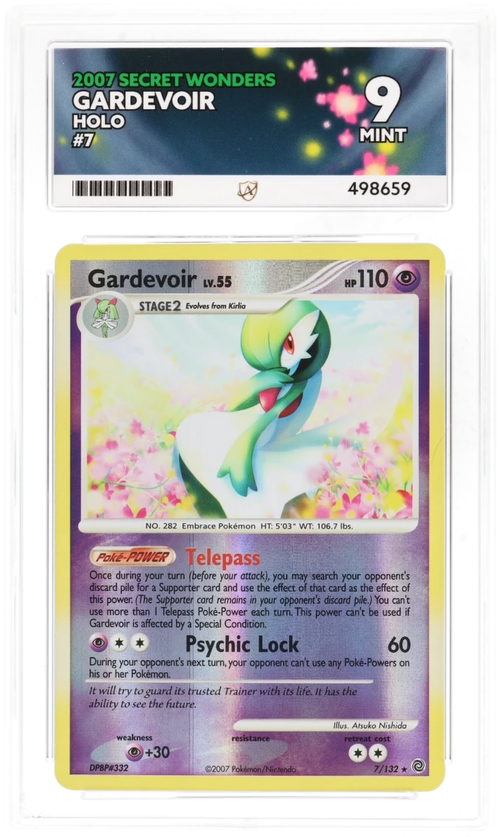 ACE 9 - Gardevoir - 7/132 - Secret Wonders - Pokemon - front