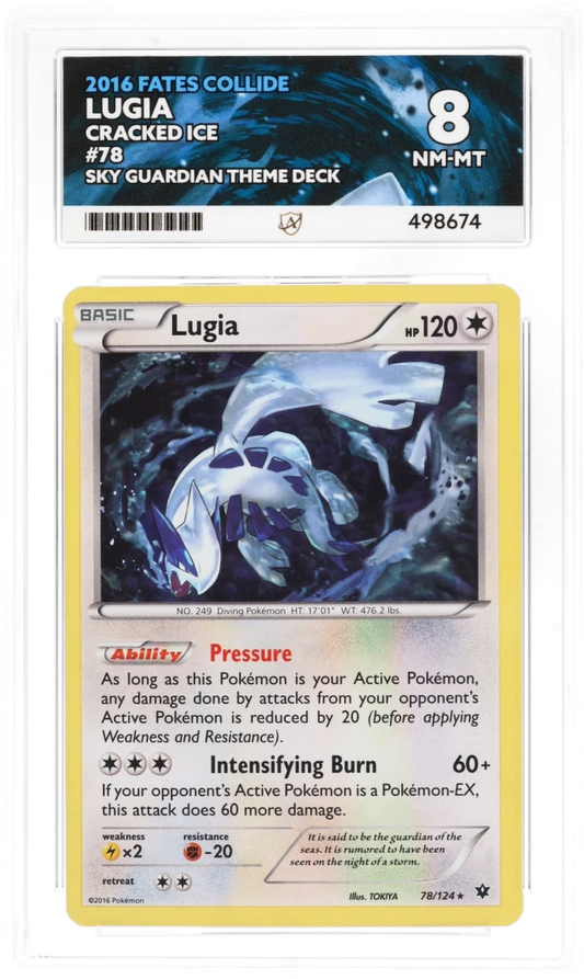 Lugia Cracked Ice 78/124 - Ace 8 - Fates Collide