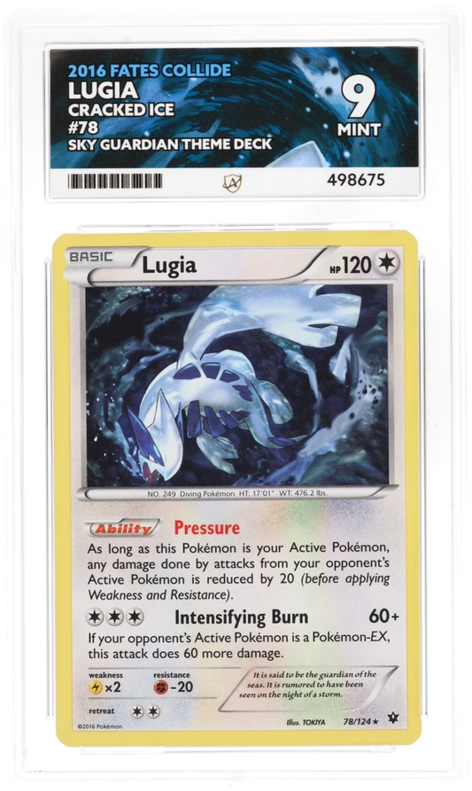 Lugia Cracked Ice 78/124 - Ace 9 - Fates Collide