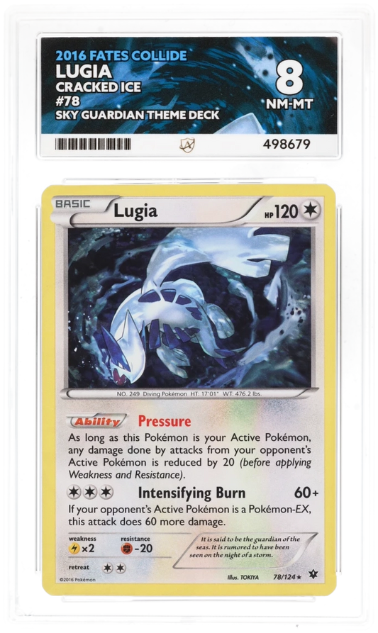 Lugia Cracked Ice 78/124 - Ace 8 - Fates Collide