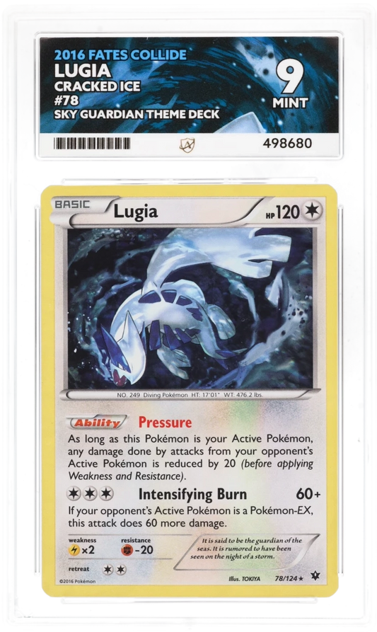 Lugia Cracked Ice 78/124 - Ace 9 - Fates Collide