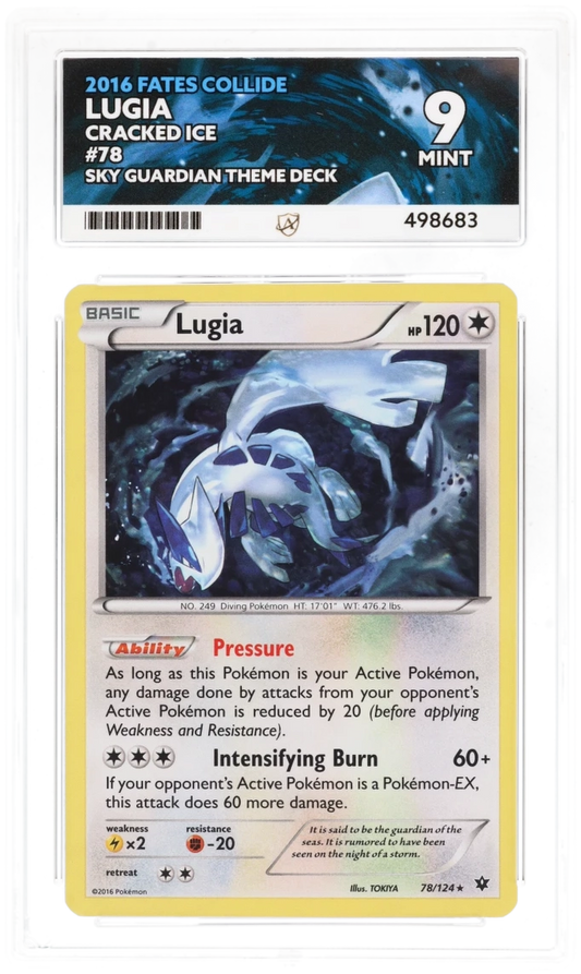 Lugia Cracked Ice 78/124 - Ace 9 - Fates Collide