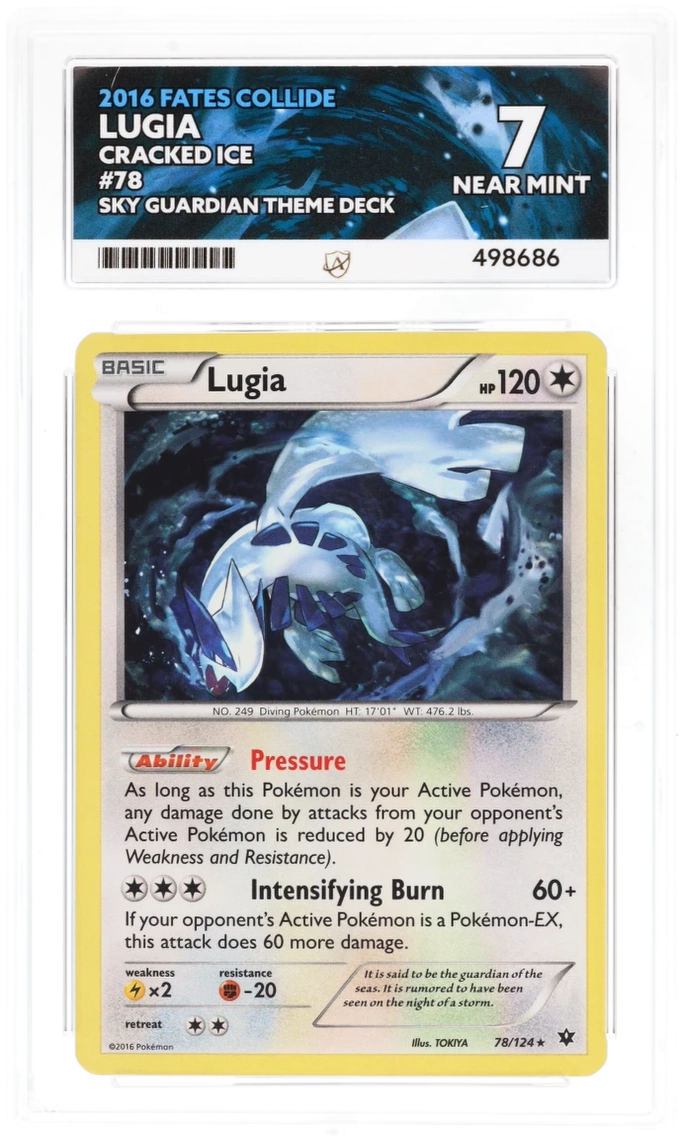 Lugia Cracked Ice Holo - Ace 7 - Fates Collide