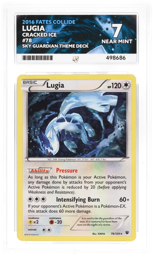 Lugia Cracked Ice Holo - Ace 7 - Fates Collide
