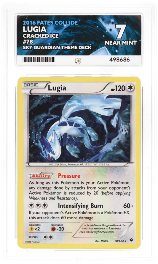 Lugia Cracked Ice Holo - Ace 7 - Fates Collide