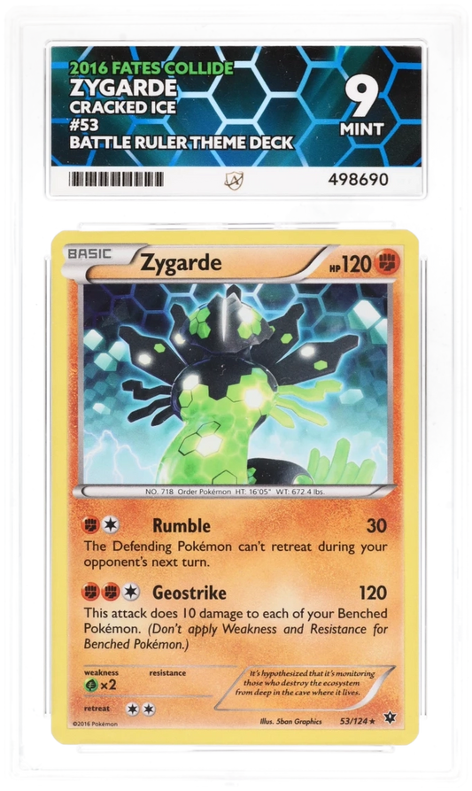 Zygarde Cracked Ice Holo - Ace 9 - Fates Collide