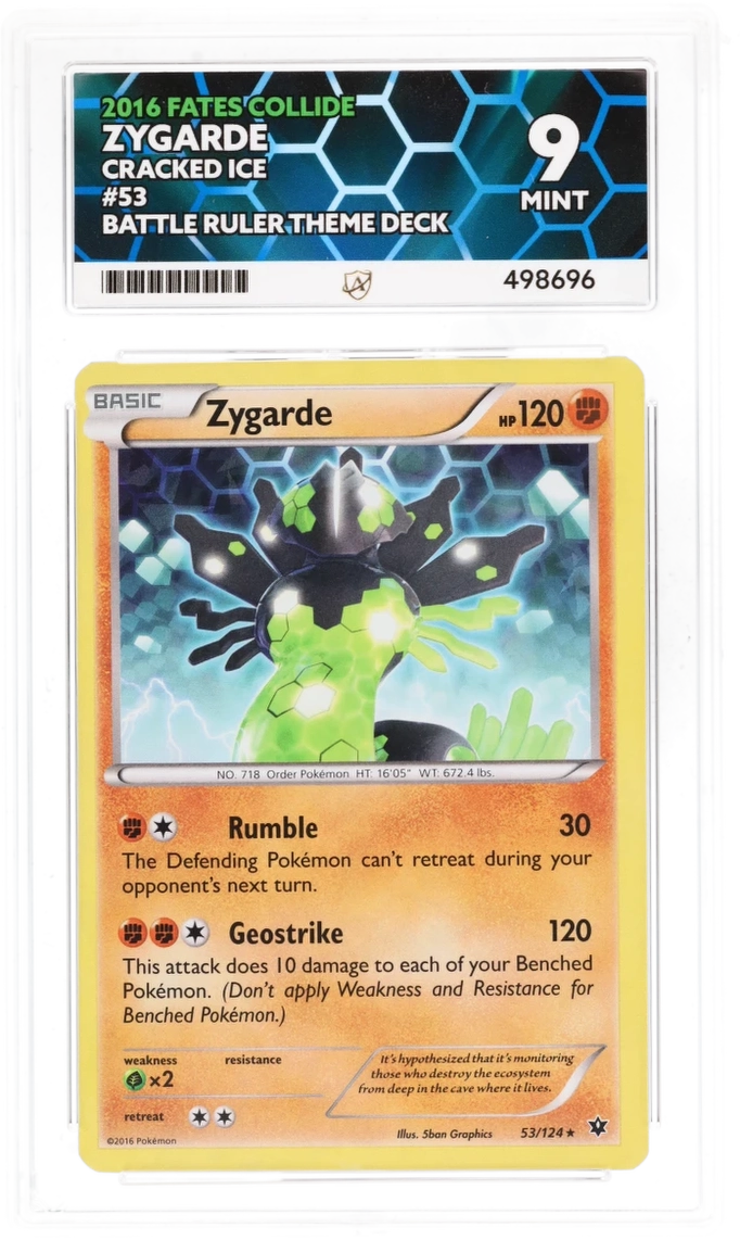Zygarde Cracked Ice 53/124 - Ace 9 - 2016 Fates Collide