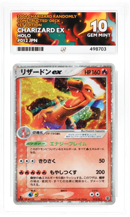 Ace 10 - Charizard ex 1st Edition - 012/052 Starter Deck
