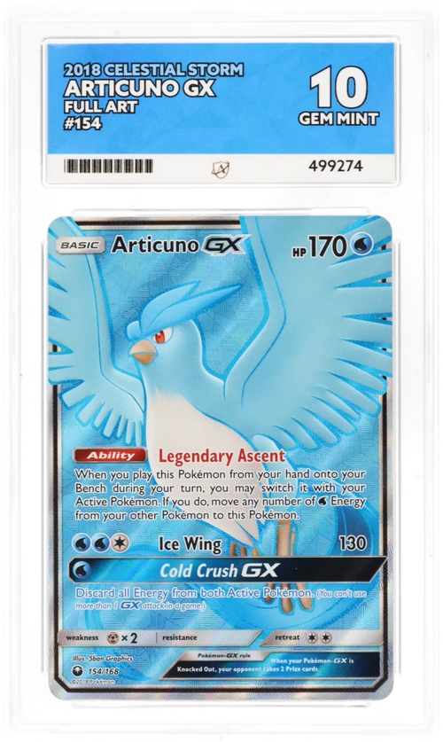 ACE 10 - Articuno GX - 154/168 - Celestial Storm - Pokemon