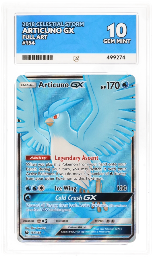 ACE 10 - Articuno GX - 154/168 - Celestial Storm - Pokemon
