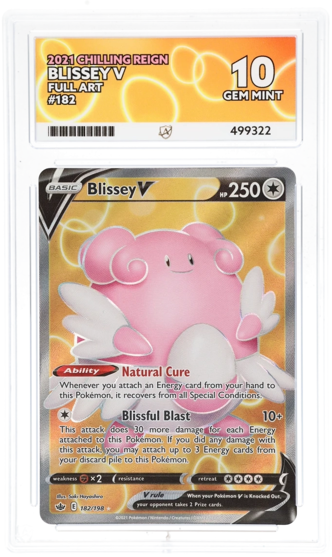 ACE 10 - Blissey V - 182/198 - Chilling Reign - Pokemon
