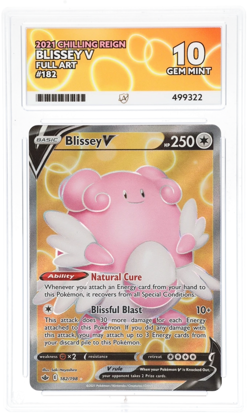 ACE 10 - Blissey V - 182/198 - Chilling Reign - Pokemon