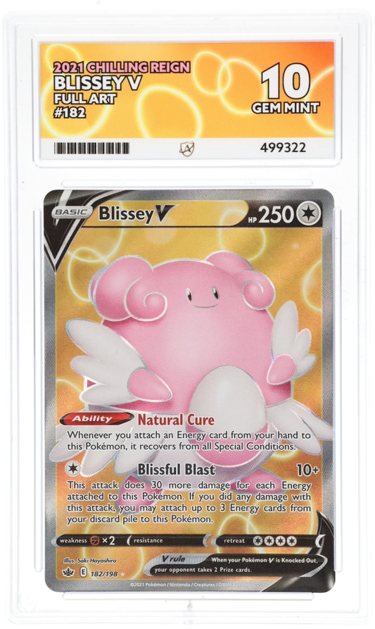 ACE 10 - Blissey V - 182/198 - Chilling Reign - Pokemon