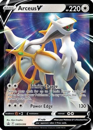 Arceus V - SWSH306 SWSH306/307 - SWSH Sword & Shield Promo Cards Holofoil