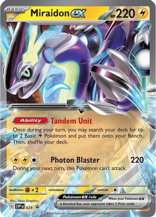 Miraidon ex 28 - SV Scarlet & Violet Promo Cards Holofoil