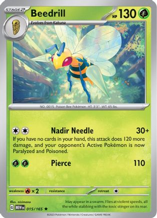 Beedrill 15 - SV Scarlet & Violet 151 Holofoil