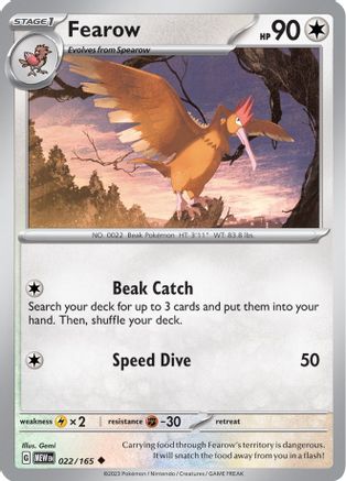 Fearow 22 - SV Scarlet and Violet 151