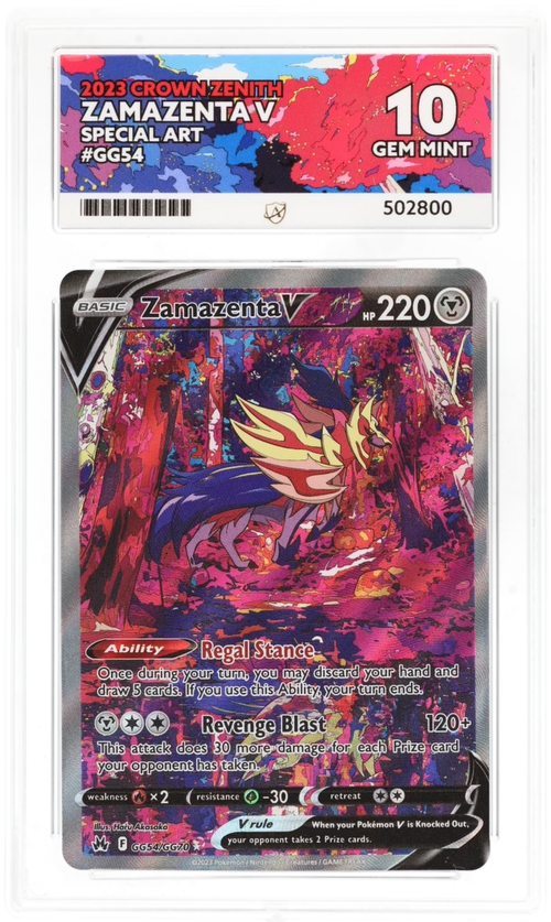 Zamazenta V GG54 - Ace 10 - Crown Zenith