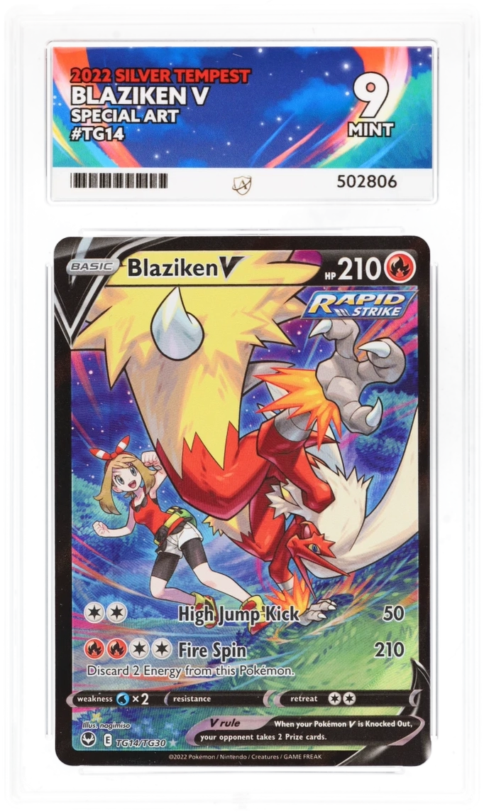 Blaziken V TG14 - Ace 9 - Silver Tempest