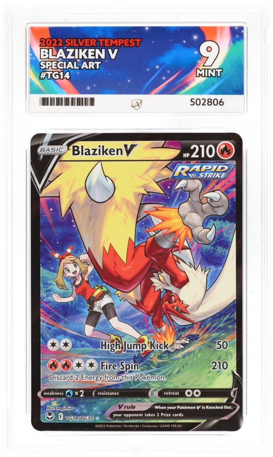 Blaziken V TG14 - Ace 9 - Silver Tempest