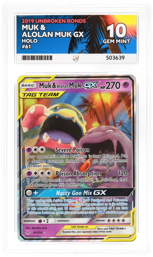 ACE 10 - Muk & Alolan Muk GX - 61/214 - Unbroken Bonds - Pokemon