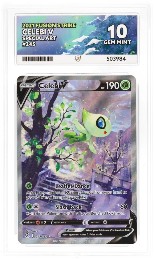 Celebi V 245/264 - Ace 10 - 2021 Fusion Strike