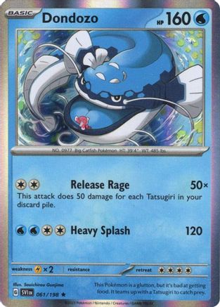 Dondozo - 061/198 (Line Holo) 61 - Miscellaneous Cards & Products Holofoil