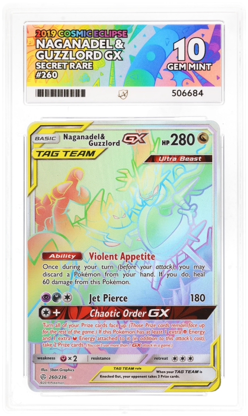 ACE 10 - Naganadel & Guzzlord GX - 260/236 - Cosmic Eclipse - Pokemon