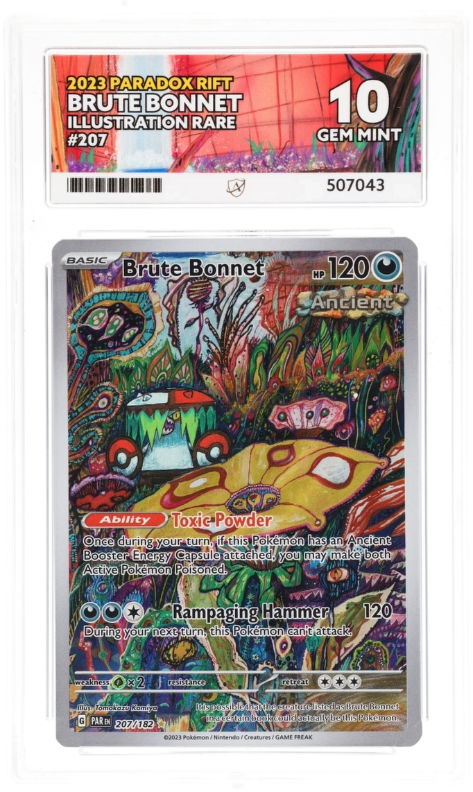 ACE 10 - Brute Bonnet - 207/182 - Paradox Rift - Pokemon