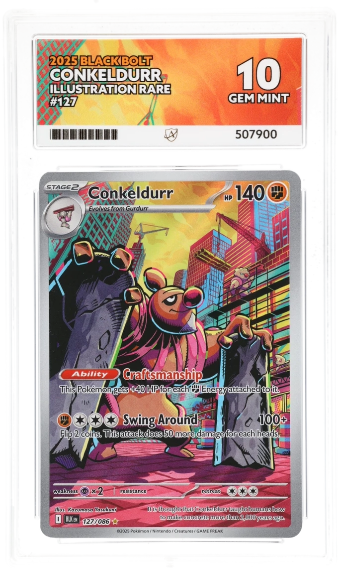ACE 10 - Conkeldurr - 127/086 - Black Bolt - Pokemon