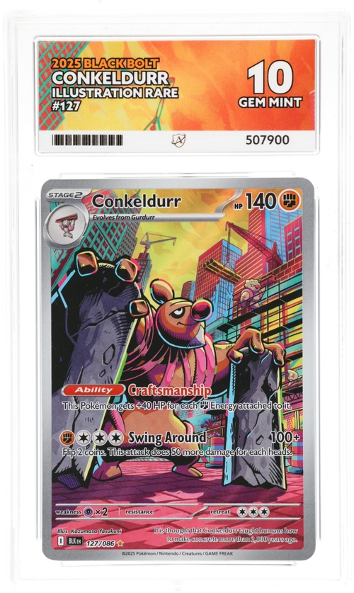ACE 10 - Conkeldurr - 127/086 - Black Bolt - Pokemon