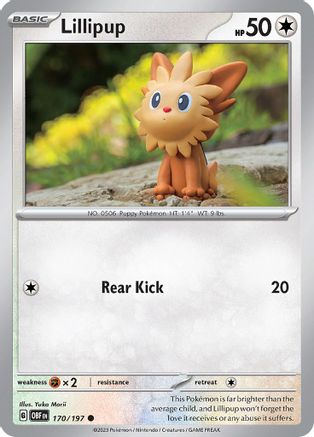 Lillipup 170 - SV03 Obsidian Flames