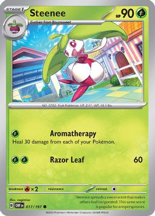 Steenee 17 - SV03 Obsidian Flames