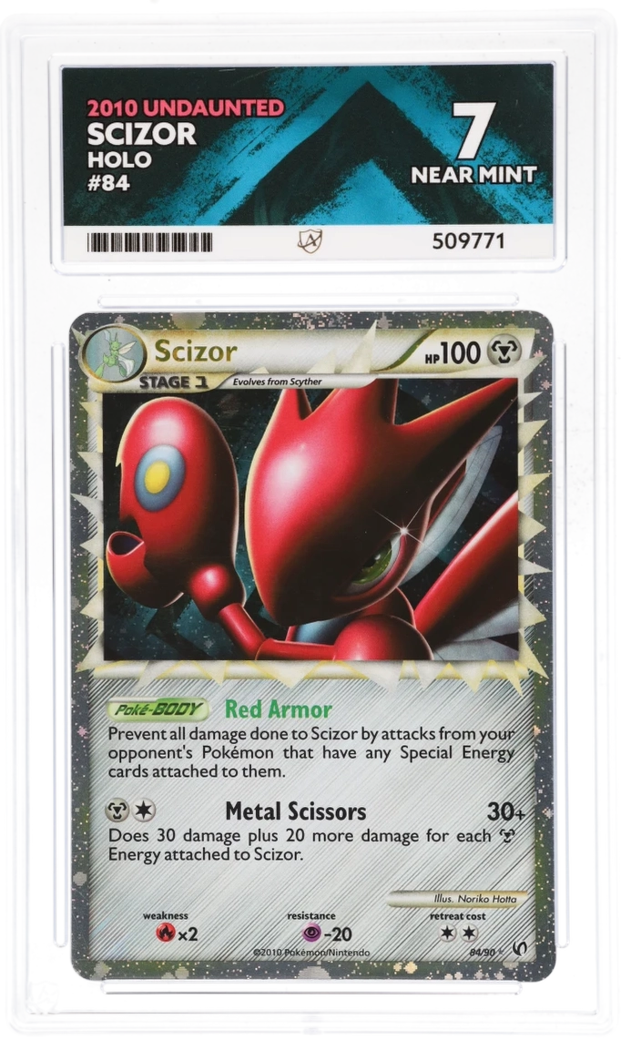 ACE 7 - Scizor - 84/90 - Undaunted - Pokemon - front