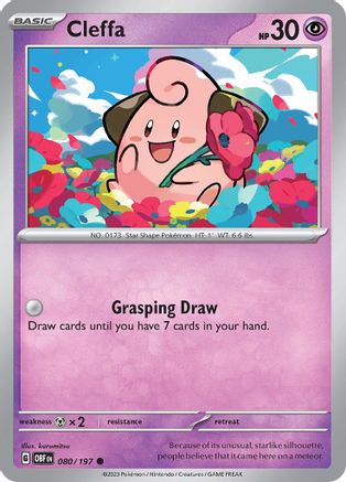 Cleffa 80 - SV03 Obsidian Flames