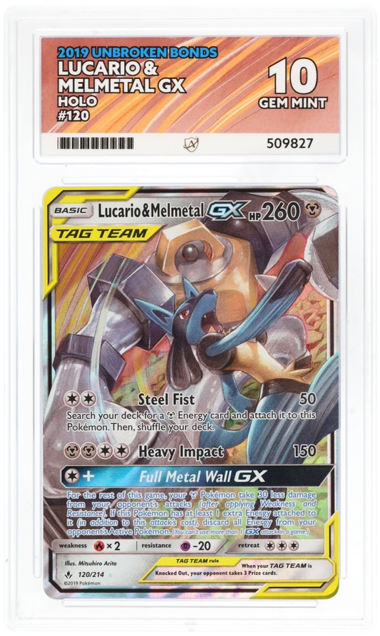 ACE 10 - Lucario & Melmetal GX - 120/214 - Unbroken Bonds - Pokemon