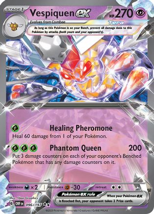 Vespiquen ex 96 - SV03 Obsidian Flames Holofoil