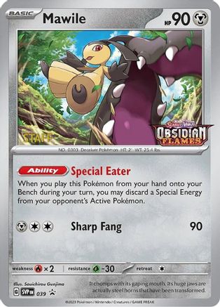Mawile (Prerelease Promo) [Staff] 39 - SV Scarlet & Violet Promo Cards Holofoil