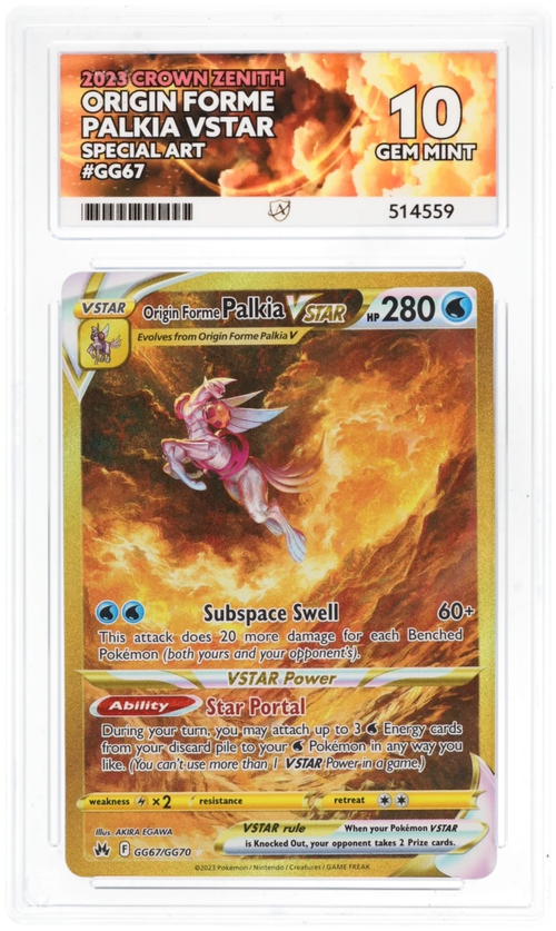 Origin Forme Palkia VSTAR GG67 - Ace 10 - Crown Zenith