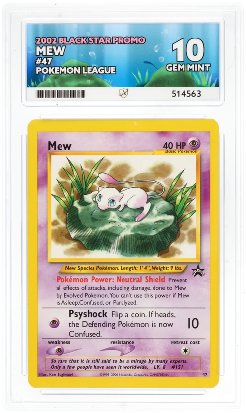 Mew 47 - Ace 10 - Black Star Promo