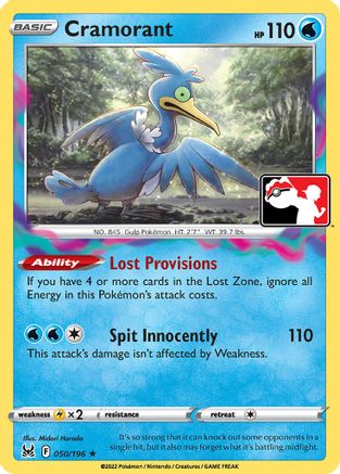 Cramorant 50 - Prize Pack Series Cards Holofoil