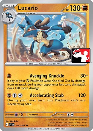 Lucario 114 - Prize Pack Series Three