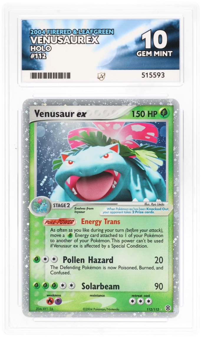 ACE 10 - Venusaur ex - 112/112 - FireRed & LeafGreen - Pokemon - front
