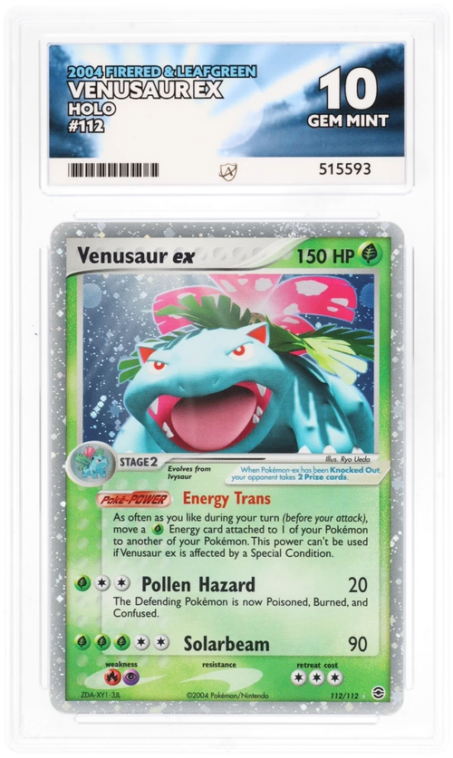 ACE 10 - Venusaur ex - 112/112 - FireRed & LeafGreen - Pokemon - front